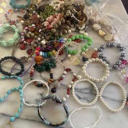Various bracelets and beads for self-made