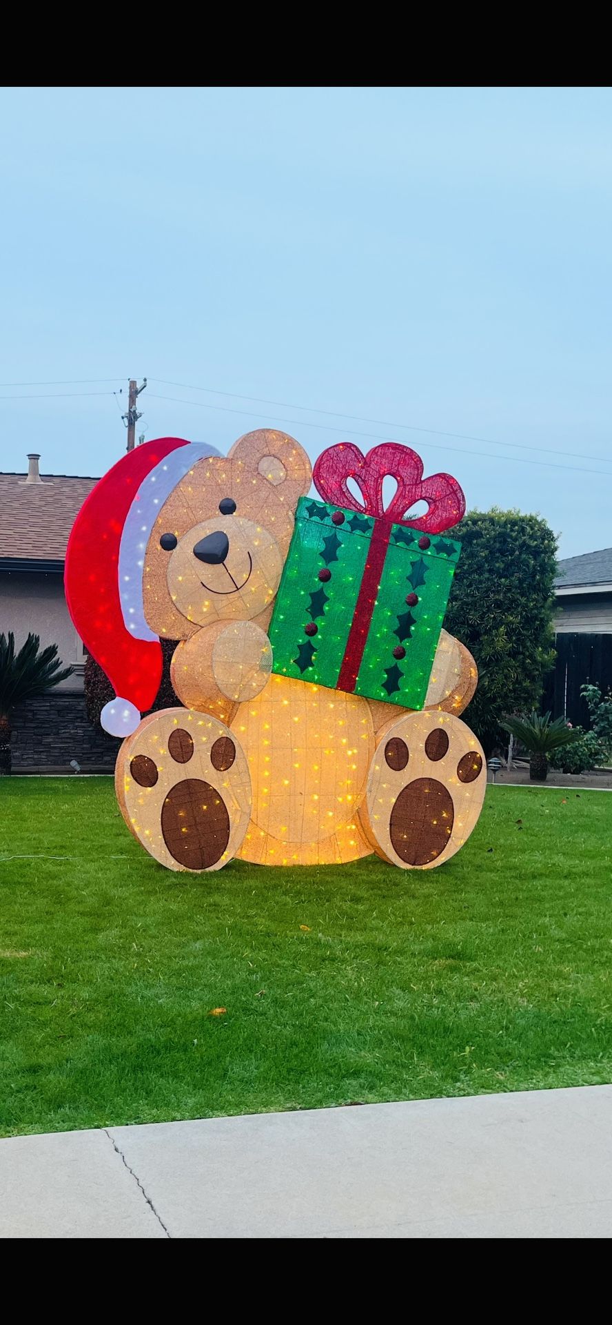 Big Full Size Christmas Bear
