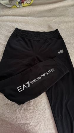 EA7 Emporio Armani Black Track Pants Suit Womans size M