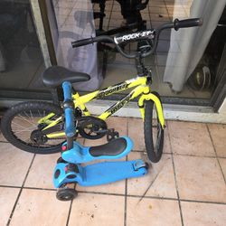 Kids Bike And Scooter 