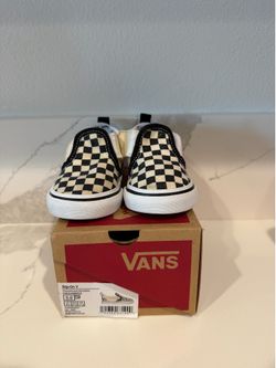 Toddler Checkered Vans Size 5