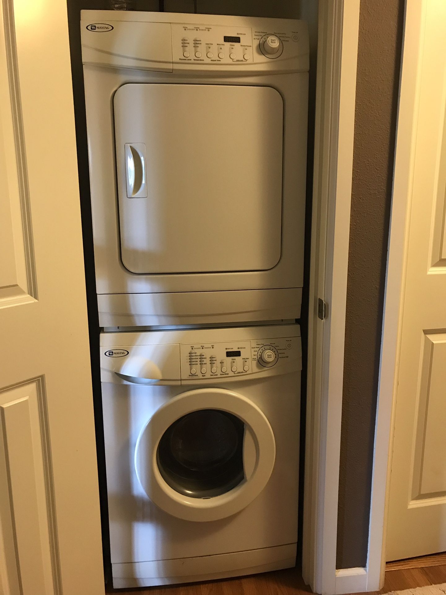 Stackable Maytag Washer and Dryer