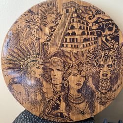 Handcrafted Aztec Art Piece