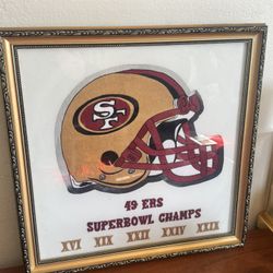 San Francisco 49ers Super Bowl Champions Framed Artwork