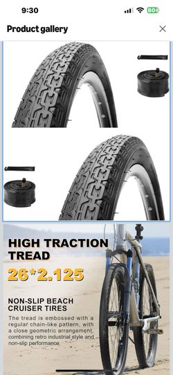 cruiser Tires & Tubes (new) 26 inches.