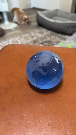 Paperweight world globe