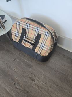 Burberry Handbag Luggage With Bottom Compartment. Rare!