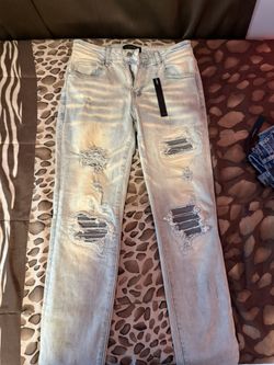 Amiri Blue Jeans Ripped Size 30