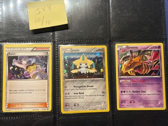 Pokémon XY Promo Holo Card Lot – Karen, Jirachi, Giratina