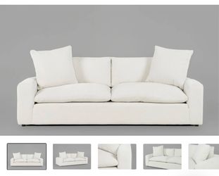 Utopia living spaces couch 99”