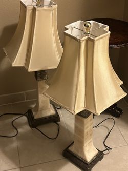 Large Marble Lamps