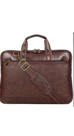 The Clownfish Vegan Leather 10 Ltrs Unisex 14 inch Formal Laptop Briefcase