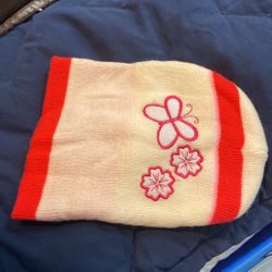 GIRLS KNIT BUTTERFLY HAT