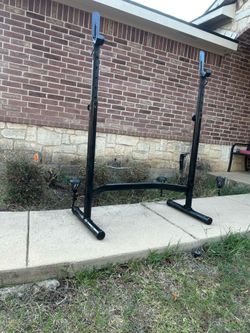 Squat/bench press rack