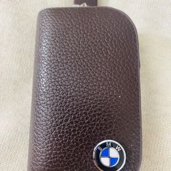 Genuine Cowhide Leather Case For BMW FOB