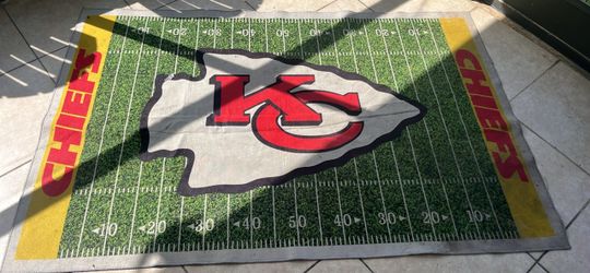 Kansas City Chiefs NFL Football Field Rug