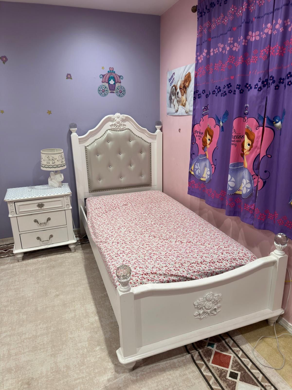 Twin princess Bed