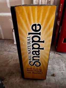 Snapple industrial fridge