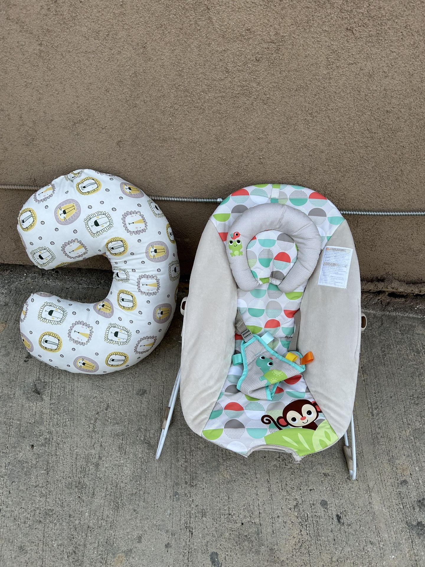 Baby Bouncer And Pillow