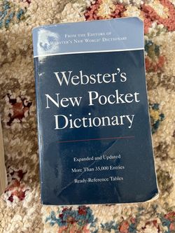 Used Webster's New Pocket Dictionary
