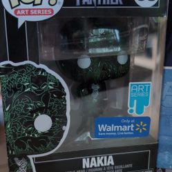 Funko Pop Nakia 68, Captain America 46, Shuri 73, Captain Marvel 34