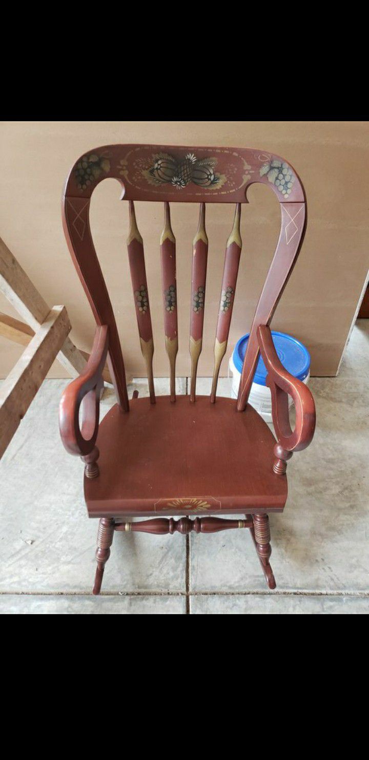 Rocking antique chair