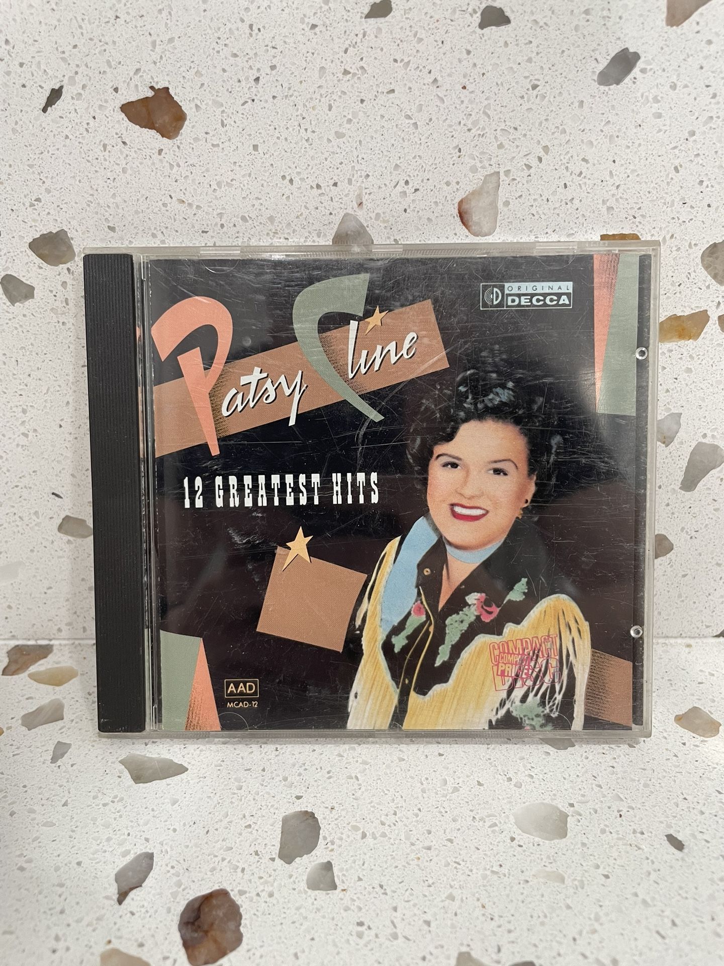 Patsy Cline 12 Greatest Hits CD Album MCA Records 80s Vintage 1988