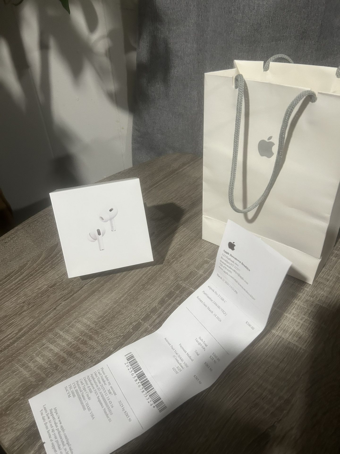 AirPods Pro 2 (USB-C) With Receipt And Store Bag