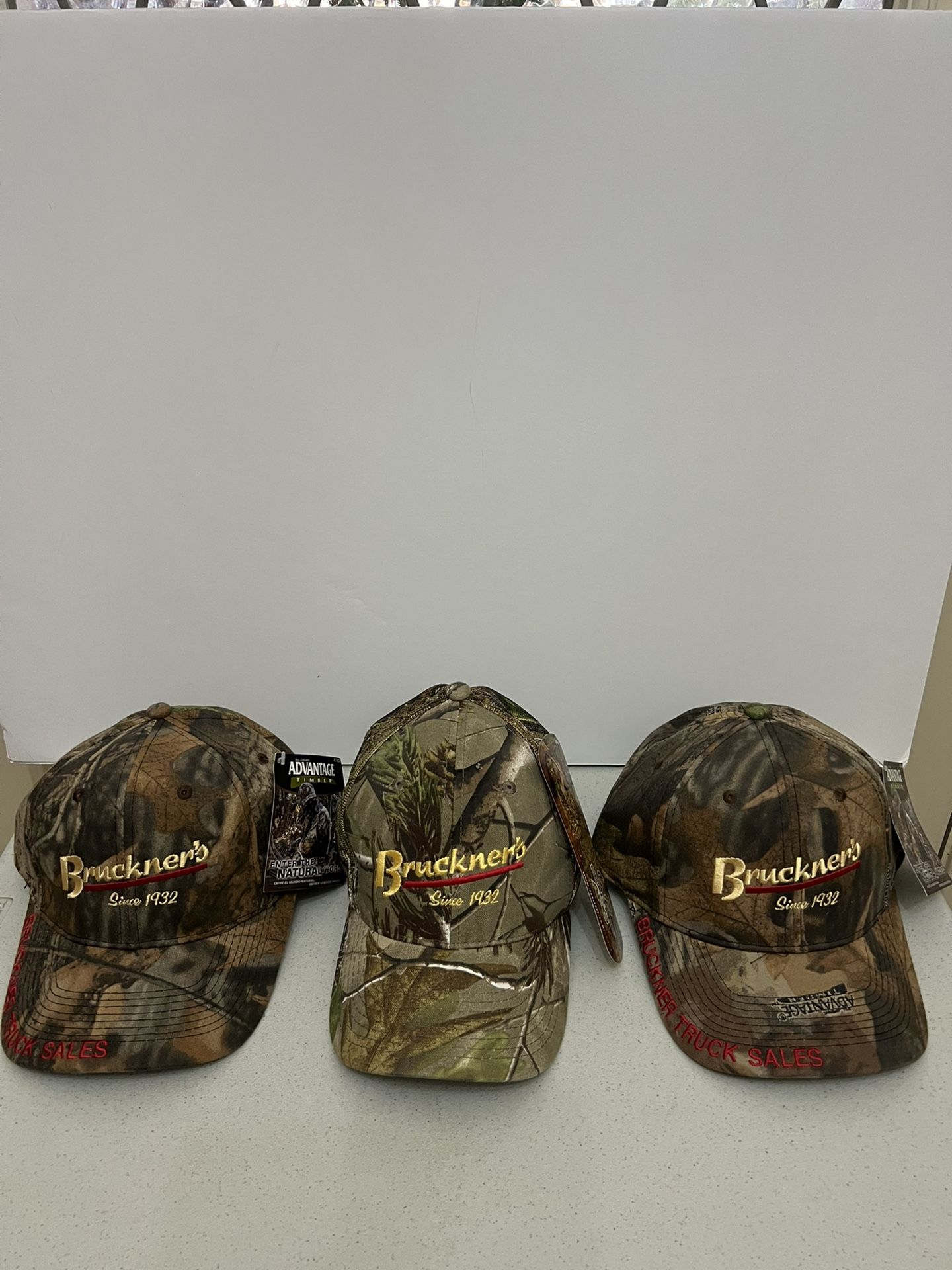 Bruckner’s Mack/ Volvo New With Tags Baseball Caps Lot Of 3