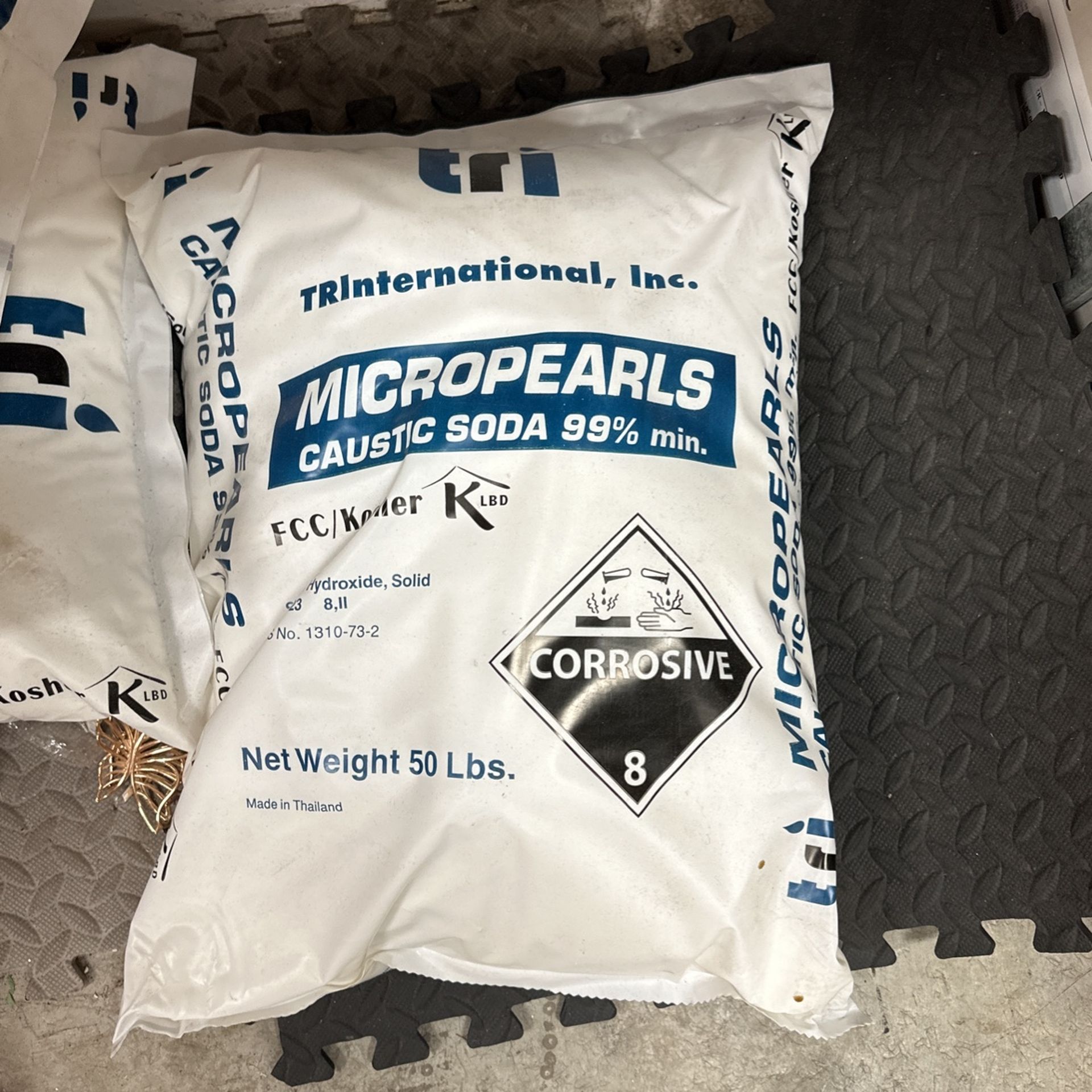 Sodium Hydroxide Lye Beads 50lb Bag