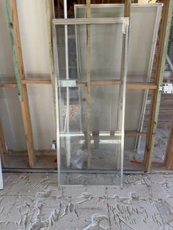 30.5x75 Glass Sliding Door