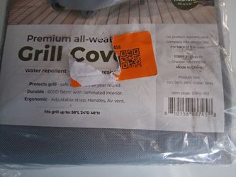 New zober outdoor grilled cover in original plastic