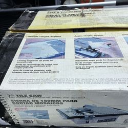 Qep 7” wet tile saw