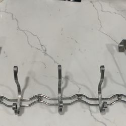 Silver Over The Door Hook