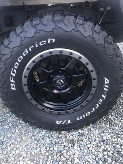  Fuel Wheels 18” Rims & Tires On  35’s 