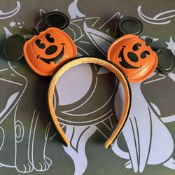 Mickey Pumpkin Halloween Ears