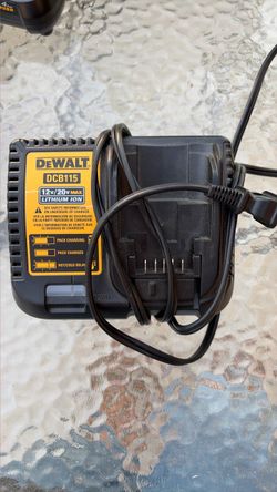 New DeWalt charger