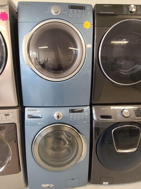 Samsung front load washer and electric dryer set used in good condition