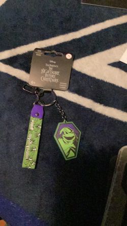 The Nightmare Before Christmas Oogie Boogie Multi-Charm Keychain With Wristlet Loungefly Disney