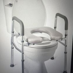 Raised Toilet Seat with Handles