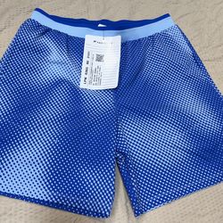 Fabletics men’s the 7” fundamental short lined size Large color blue pocket on the sides new no tags