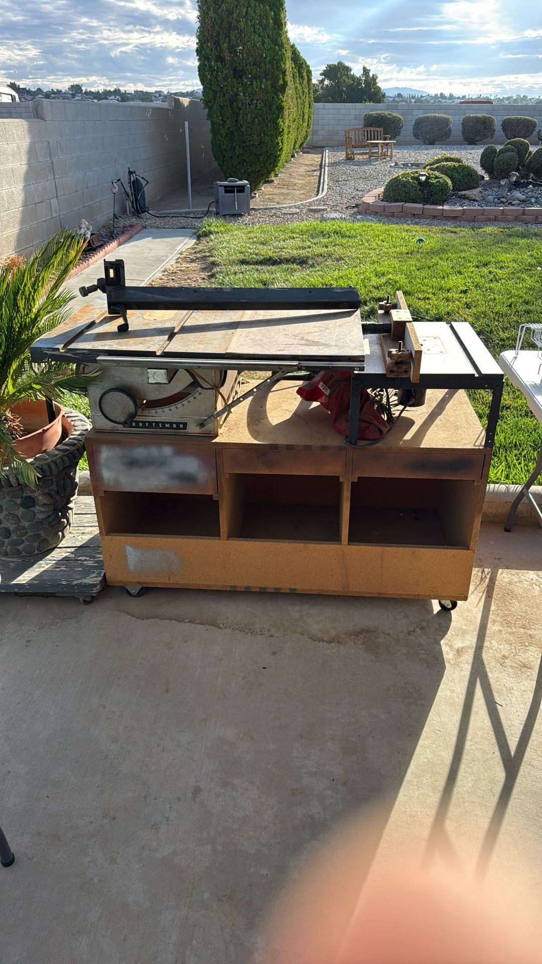 Saw/planer With Cabinet