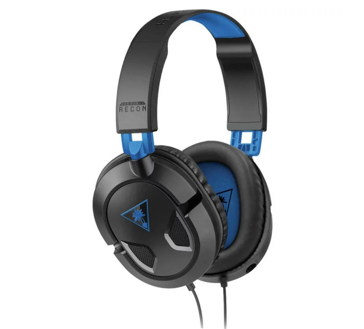 Turtle Beach Recon 50 PlayStation Gaming Headset For Ps5 PS4 PlayStation Xbox Series Xbox 1 Nintendo Switch Mobil And Pc Black  