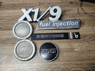 Vintage Fiat emblems