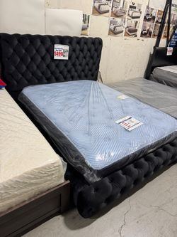 QUEEN BED FOR SALE (AVAILABLE IN KING*) !!NO CREDIT NEEDED !! TAKE IT HOME TODAY!! 🚛 SAME DAY DELIVERY AVAILABLE 🚚 Se Habla Español
