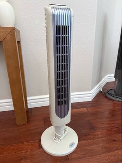 Holmes standing oscillating fan