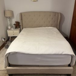Chic full size bed frame