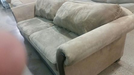 Plush Microfiber Couch