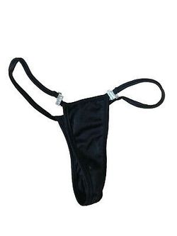 Sexy Leg Avenue Thong Rhinestone Clip Bikini One Size