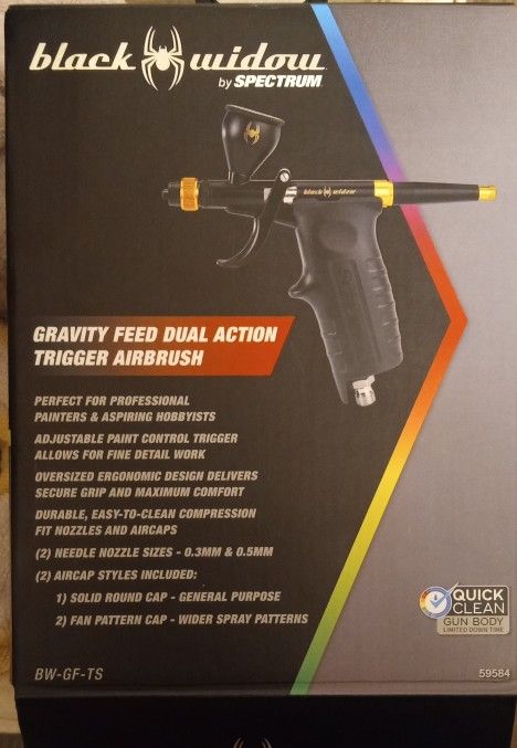 Black Widow Air Brush Paint Gun